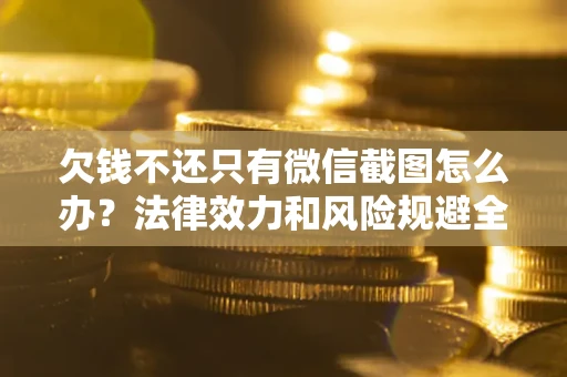 武汉欠钱不还只有微信截图怎么办？法律效力和风险规避全解析