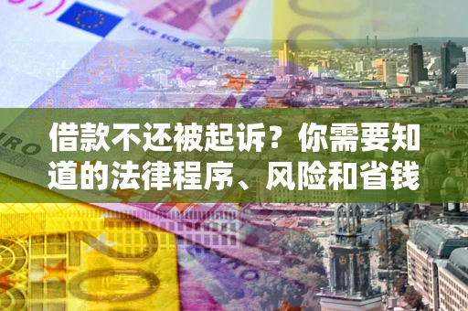 武汉借款不还被起诉？你需要知道的法律程序、风险和省钱技巧