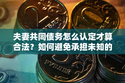 武汉夫妻共同债务怎么认定才算合法？如何避免承担未知的债务风险？