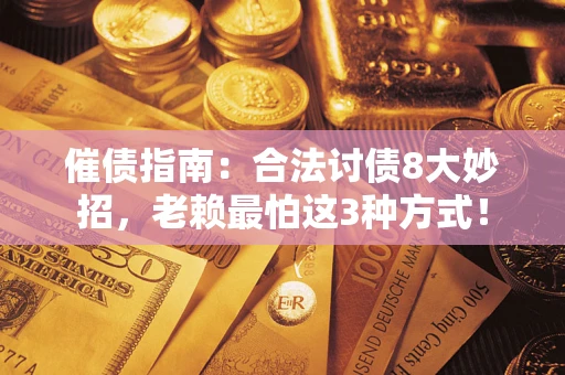 武汉催债指南：合法讨债8大妙招，老赖最怕这3种方式！