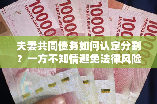 武汉夫妻共同债务如何认定分割？一方不知情避免法律风险必看！