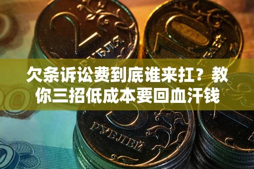 武汉欠条诉讼费到底谁来扛？教你三招低成本要回血汗钱